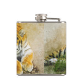 tijger heupfles (Achterkant)