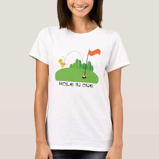 Tijger: Hol in één T-shirt (Voorkant)