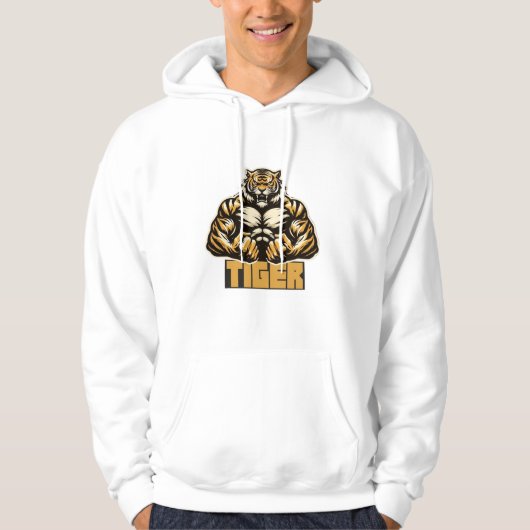 tijger hoodie (Voorkant)