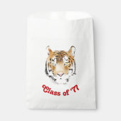Tijger Hoofd Waterverf Klasse Reünie Partij Bedankzakje (Voorkant)