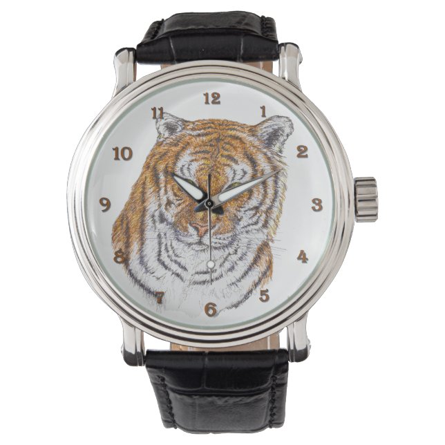 tijger horloge (Voorkant)