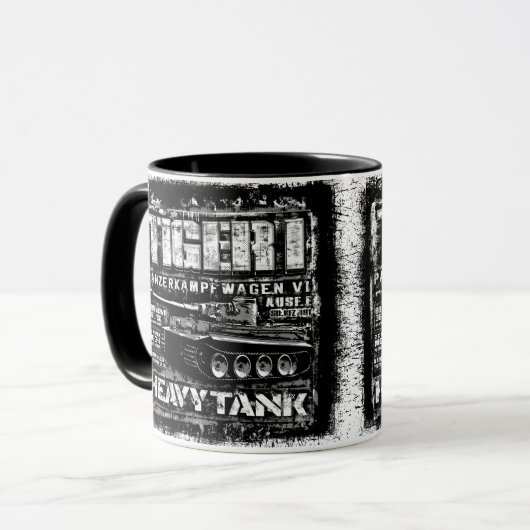 Tijger I Mok (Voorkant links)