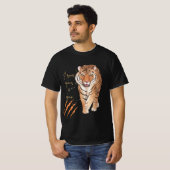 Tijger- Ik brullen keer op keer t-shirt (Voorkant volledig)