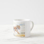 Tijger in actie 2 espresso kop (Voorkant rechts)