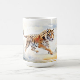 Tijger in actie 2 koffiemok