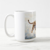 Tijger in actie 2 koffiemok (Links)