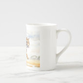 Tijger in actie 2 porselein kop (Rechts)