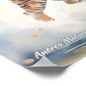 Tijger in actie 2 poster (Hoek)