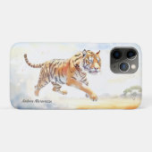 Tijger in actie 3 Case-Mate iPhone case (Achterkant (horizontaal))