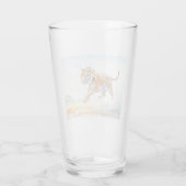 Tijger in actie 3 glas (Achterkant)