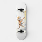 Tijger in actie 3 persoonlijk skateboard (Voorkant)