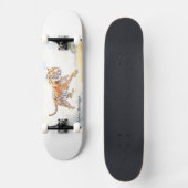 Tijger in actie 3 persoonlijk skateboard (Voorkant)