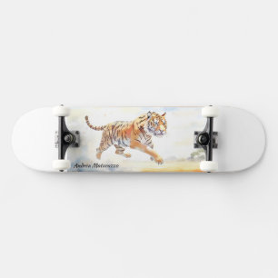 Tijger in actie 3 persoonlijk skateboard
