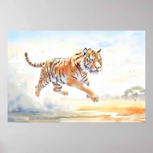 Tijger in actie 3 poster (Voorkant)