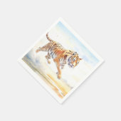 Tijger in actie 3 servet (Hoek)
