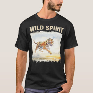 Tijger in Actie - Wilde Geest T-shirt