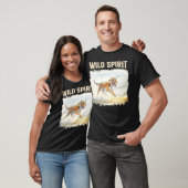 Tijger in Actie - Wilde Geest T-shirt (Unisex)