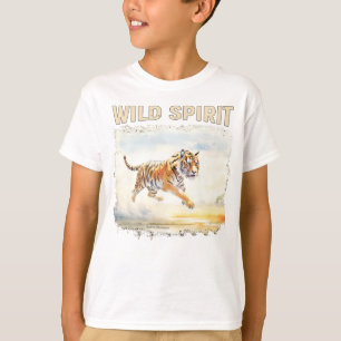 Tijger in Actie - Wilde Geest T-shirt