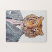 Tijger in Armani Puzzle Legpuzzel (Horizontaal)