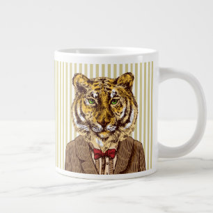 Tijger in avond Draag Grote Koffiekop
