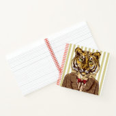 Tijger in avond Draag Notitieboek (Binnen)