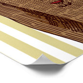 Tijger in avond Draag Poster (Hoek)