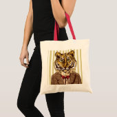 Tijger in avond Draag Tote Bag (Voorkant (product))