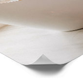 Tijger in Bathtub Black White Bathroom art Poster (Hoek)