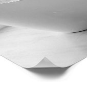 Tijger in Bathtub Black White Bathroom art Poster (Hoek)