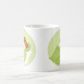 Tijger in bedillustratie kinder kinderachtige afdr koffiemok (Center)