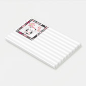 Tijger in bedillustratie kinder kinderachtige afdr post-it® notes (Schuin)