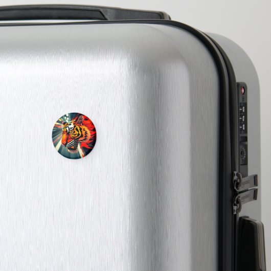 tijger in beweging magneet (Insitu (bagage))