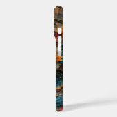 Tijger in bloemenhoes Case-Mate iPhone case (Achterkant / Links)
