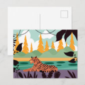 Tijger in de Jungle 2 Briefkaart (Voorkant / Achterkant)