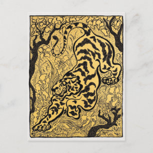 Tijger in de jungle (Tiger in the Jungle) (1893 Briefkaart