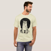 Tijger in de nacht t-shirt (Voorkant volledig)