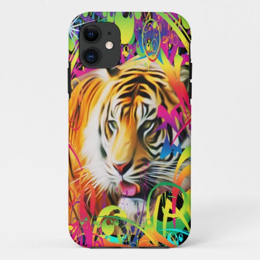 Tijger in de Oerwoud Case-Mate iPhone Case (Achterkant)
