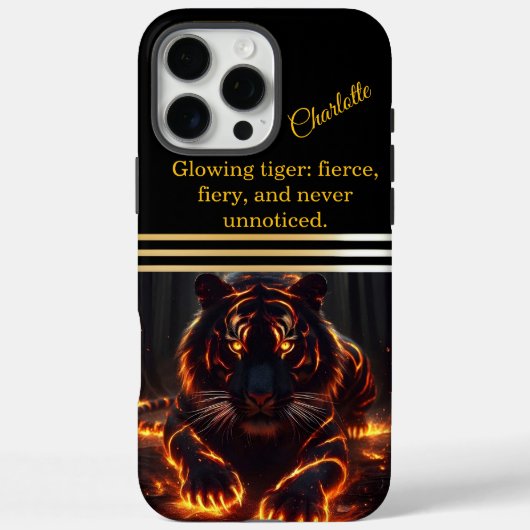 Tijger in de schaduw Case-Mate iPhone case (Achterkant)