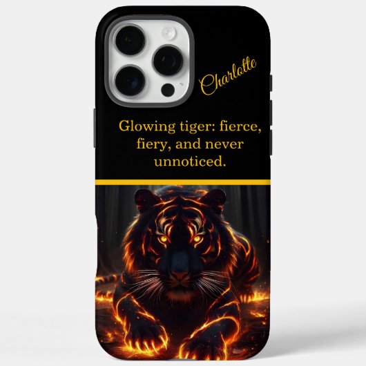 Tijger in de schaduw Case-Mate iPhone case (Achterkant)