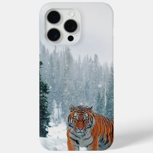 Tijger in de sneeuw Case-Mate iPhone case (Achterkant)