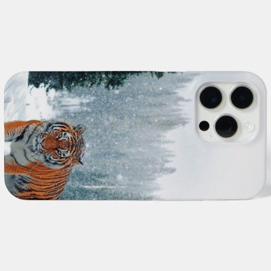 Tijger in de sneeuw Case-Mate iPhone case (Achterkant (horizontaal))