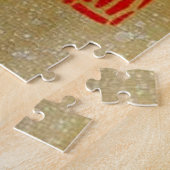 tijger in de sneeuwhoofdstad Katsushika Hokusai 18 Legpuzzel (Zijkant)