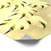 tijger in de sneeuwhoofdstad Katsushika Hokusai 18 Poster (Hoek)