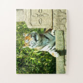 Tijger in de tempel legpuzzel (Verticaal)