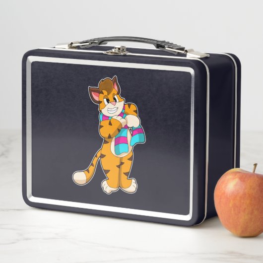 Tijger in de winter met de Scarf (In situ)