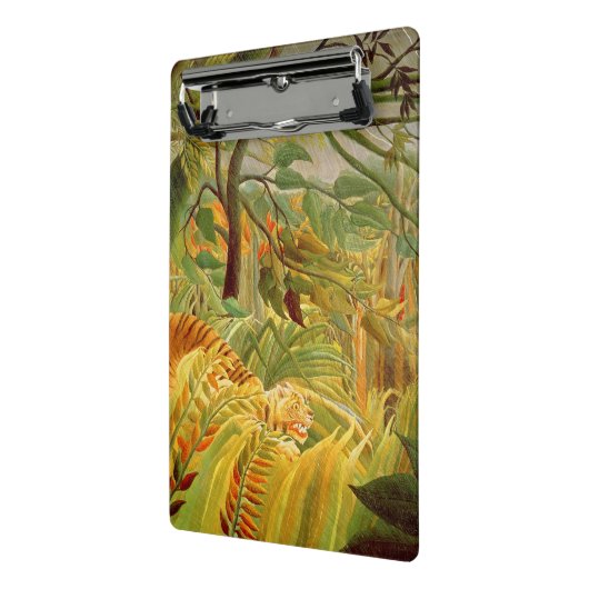 Tijger in een tropisch Storm 1891 Mini Klembord (Angled2)