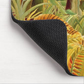 Tijger in een tropisch Storm 1891 Muismat (Hoek)