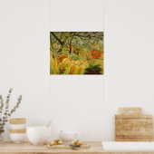 Tijger in een tropisch Storm 1891 Poster (Keuken)