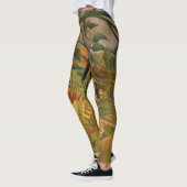 Tijger in een tropisch Storm door Henri Rousseau Leggings (Links)