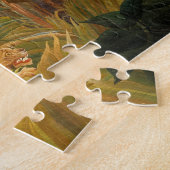 Tijger in een tropisch Storm door Henri Rousseau Legpuzzel (Zijkant)